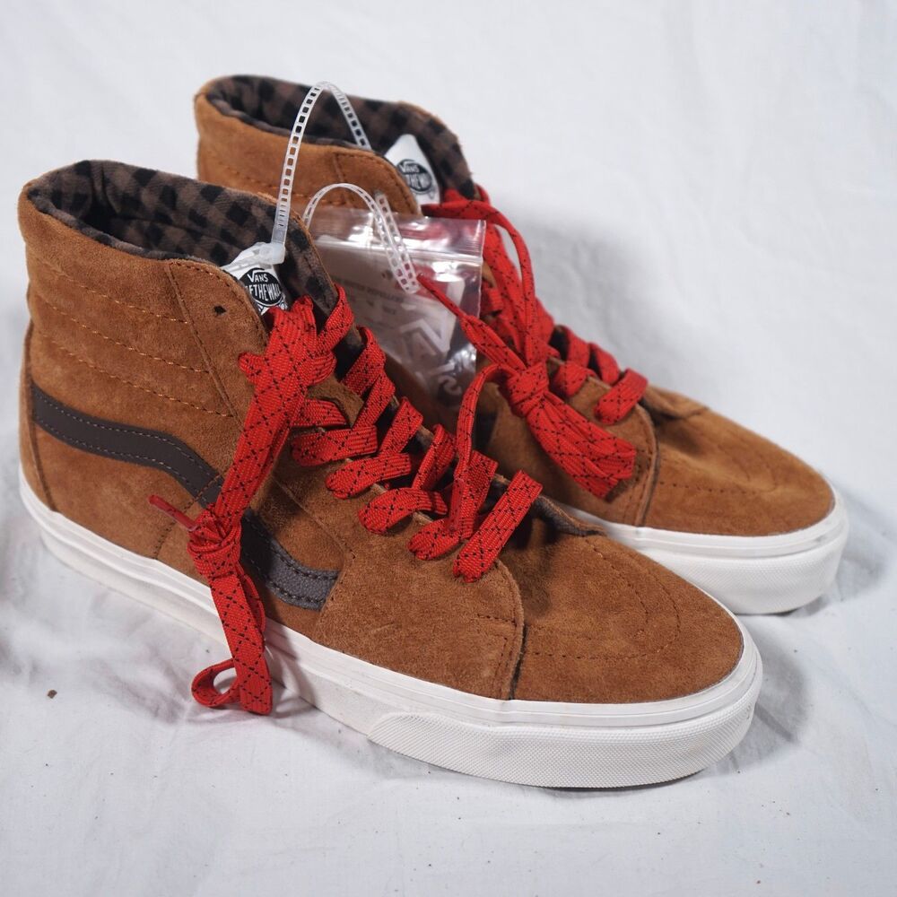 Vans Sk8 Hi HEIQ Suede Brown Men's 7 NWT